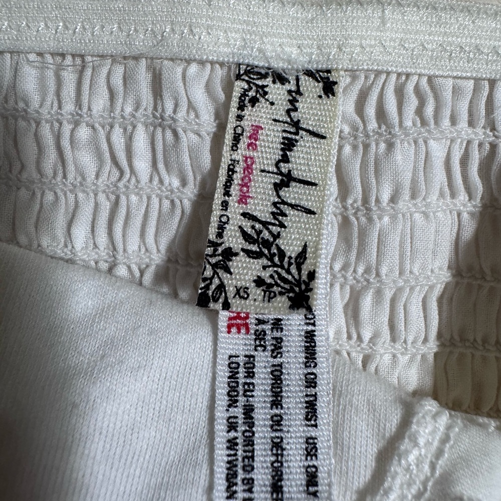 Free People NWT  White Eyelet Lace Bralette - Picture 5 of 5